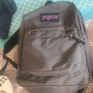 jansport grey backpack